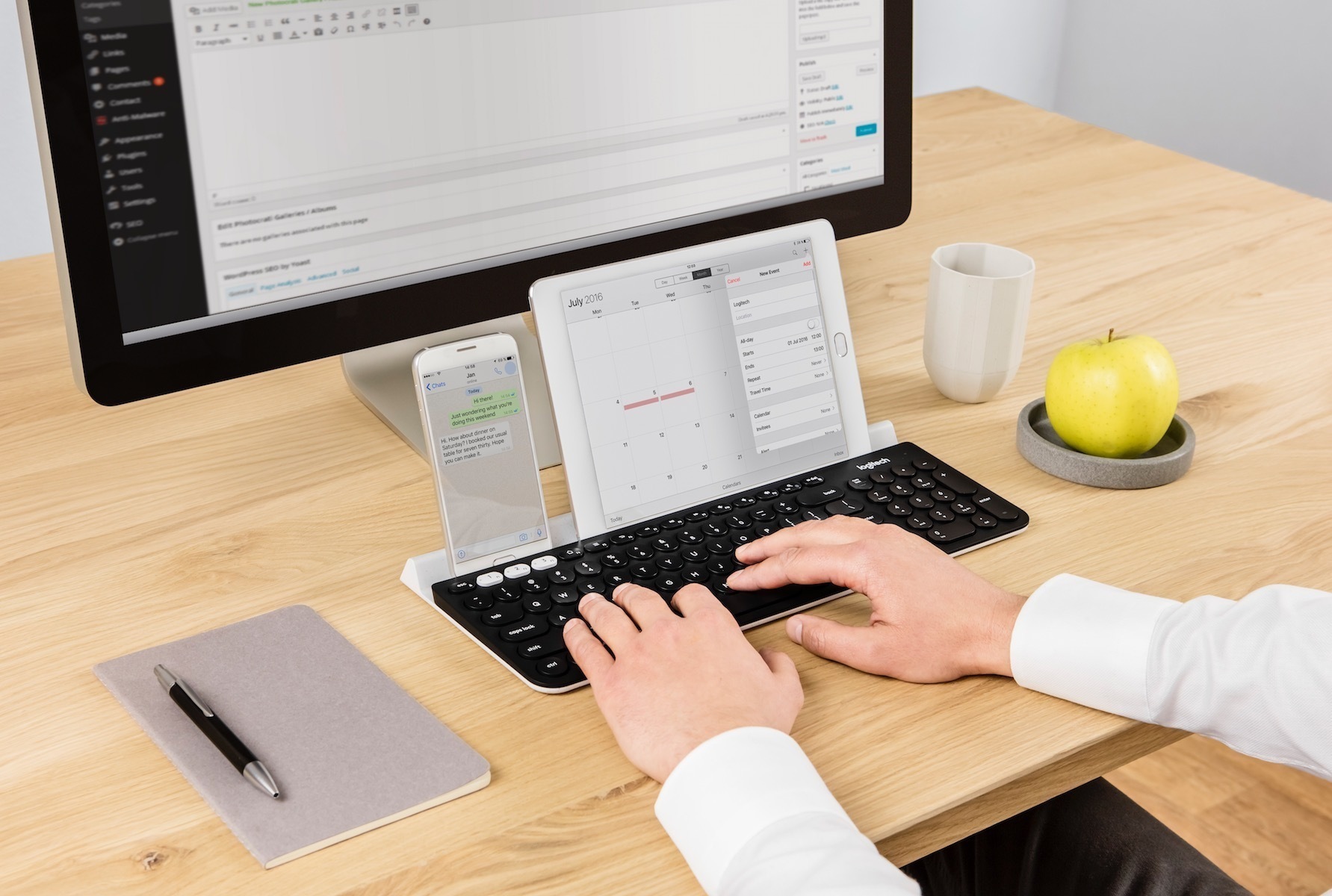 Scopri di più sull'articolo Logitech K780 non solo bluetooth ma con tastierino numerico