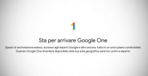 Scopri di più sull'articolo Benvenuto Google One: terabyte di spazio cloud e chat di supporto a prezzi ridotti