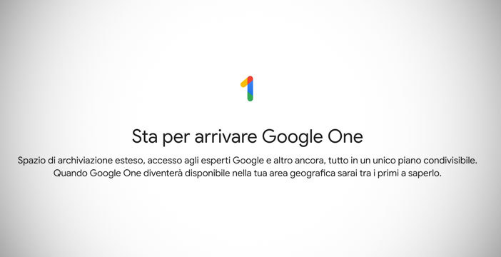 Al momento stai visualizzando Benvenuto Google One: terabyte di spazio cloud e chat di supporto a prezzi ridotti