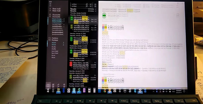 Al momento stai visualizzando Microsoft riconosce il problema allo schermo di Surface Pro 4. Sostituzione gratuita