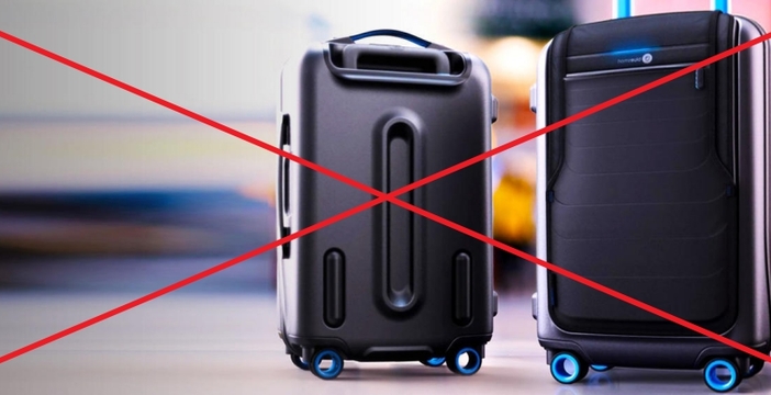 Al momento stai visualizzando La valigia smart fallisce per colpa delle batterie