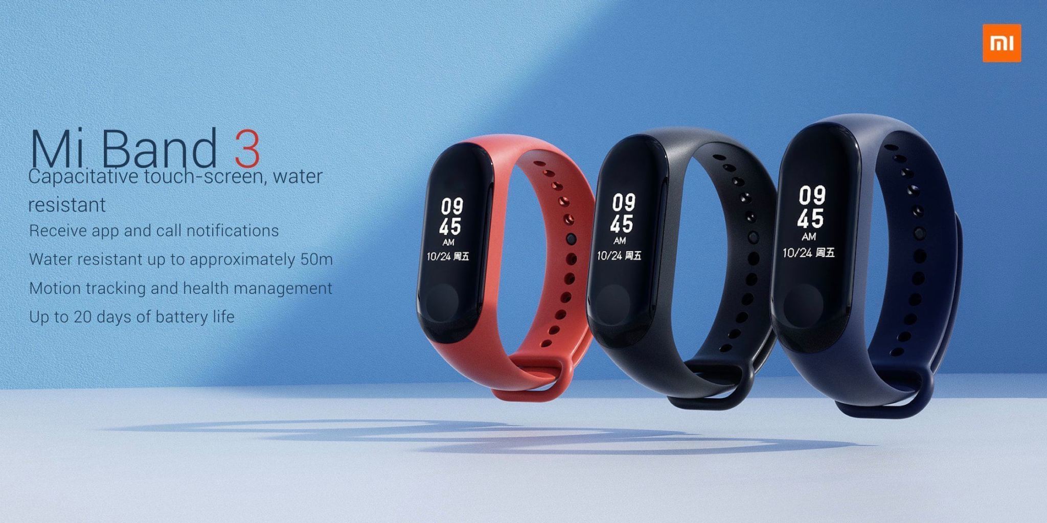 Scopri di più sull'articolo Xiaomi Mi Band 3, la regina delle smartband si rinnova
