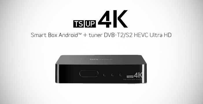 Al momento stai visualizzando Telesystem UP 4K, costa meno di 100 euro il decoder 4K HEVC con Android a bordo