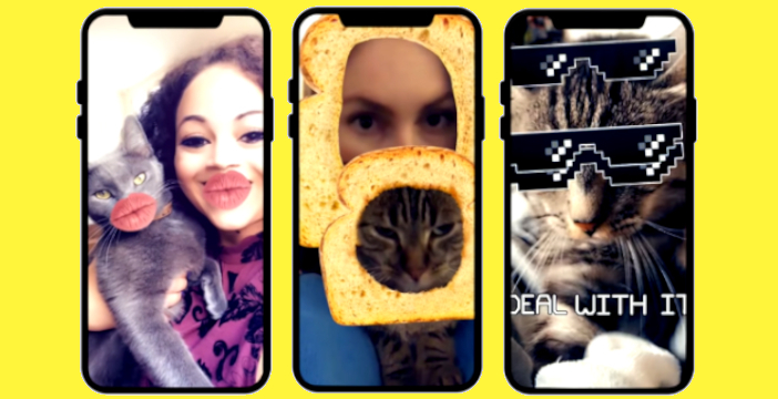 Al momento stai visualizzando Snapchat lancia Cat Lenses, filtri ed effetti dedicati ai gatti