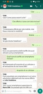 Scopri di più sull'articolo Vodafone, l’assistente Tobi arriva su WhatsApp. Presto risponderà anche al 190