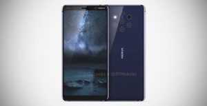 Scopri di più sull'articolo Nokia 9 con cinque fotocamere, i primi rendering. Arriverà nel 2019