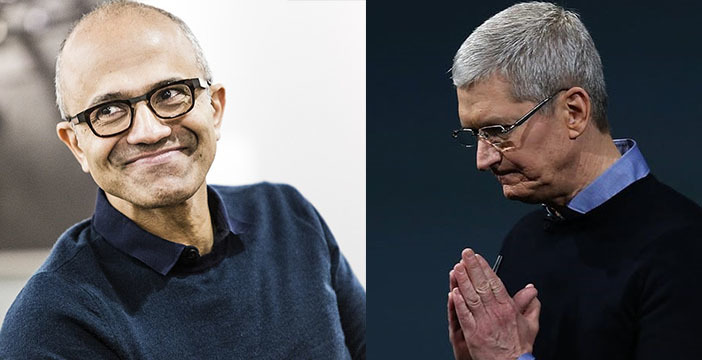 Al momento stai visualizzando Microsoft vale quasi quanto Apple. Com’è successo? La “magia” è stata il cloud