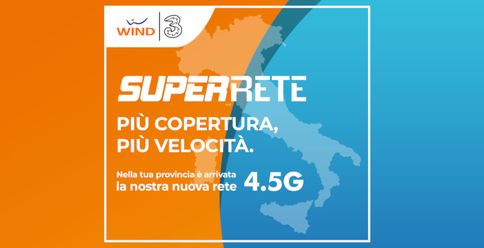 Al momento stai visualizzando Wind Tre, in 21 comuni arriva la nuova Super Rete 4.5G. Velocità fino a 1 Gbps
