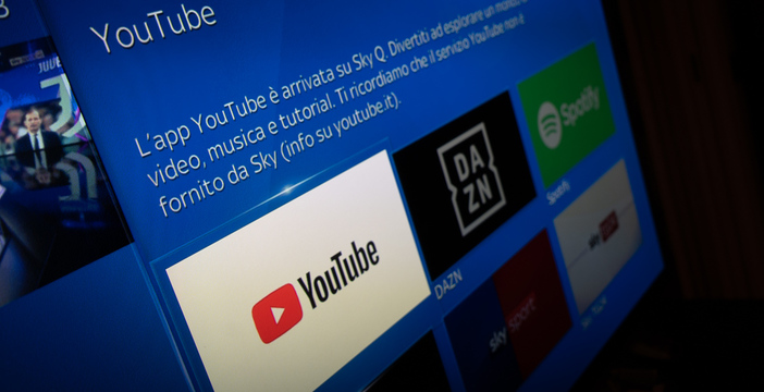 Al momento stai visualizzando Su Sky Q Platinum e Black arriva l’app ufficiale di YouTube