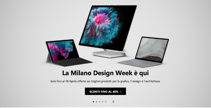 Al momento stai visualizzando Per la Milano Design Week Surface Book 2 costa fino a 600 euro in meno