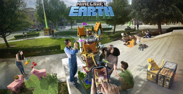 Al momento stai visualizzando Minecraft Earth come Pokémon Go: i blocchetti invadono il mondo reale