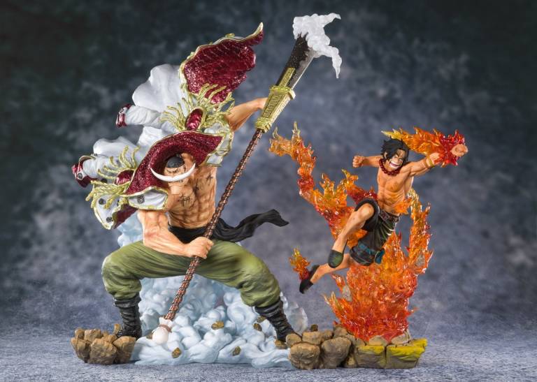 Scopri di più sull'articolo One Piece: arriva Portuguese D. Ace & Barbabianca – Figuarts Zero