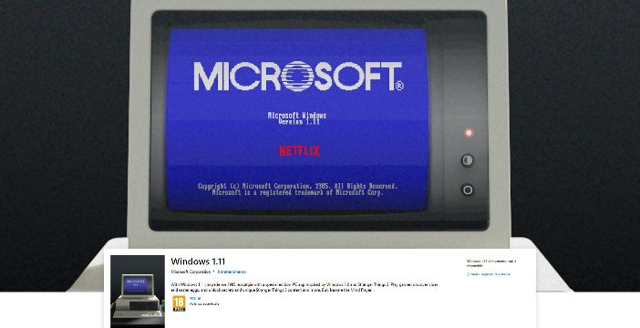 Al momento stai visualizzando Pubblicato Windows 1.11 con l’MS-DOS. Ma è una promo per Stranger Things