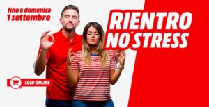 Scopri di più sull'articolo MediaWorld mitiga la fine delle vacanze: 10% di sconto su telefonia e PC, 20% su tutto il resto