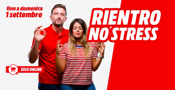 Al momento stai visualizzando MediaWorld mitiga la fine delle vacanze: 10% di sconto su telefonia e PC, 20% su tutto il resto