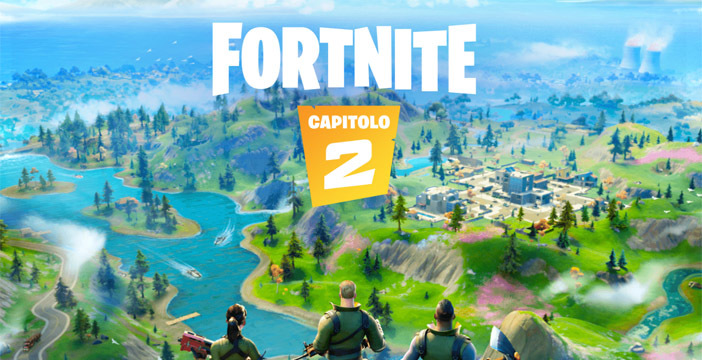 Al momento stai visualizzando Fortnite Capitolo 2 è ufficiale, svelata la nuova mappa di gioco. Arrivano pesca e nuoto