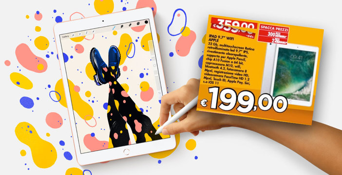 Al momento stai visualizzando iPad 2018 e l’offerta impossibile: Bennet lo vende a soli 199 euro