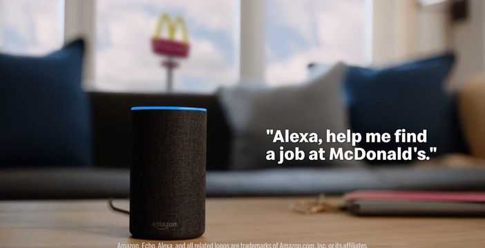 Al momento stai visualizzando Candidature con Assistente Google e Alexa. McDonald’s presenta Apply Thru