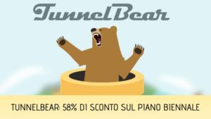 Scopri di più sull'articolo 58% di sconto sul piano biennale di TunnelBear VPN
