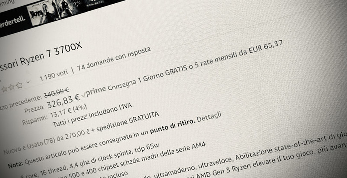 Al momento stai visualizzando Amazon, prove di vendita a rate sui prodotti elettronici. 5 rate, tasso zero