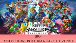 Scopri di più sull'articolo eBay: tanti videogame e console in offerta con sconti fino al 40%!