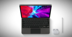 Scopri di più sull'articolo Il nuovo iPad Pro sembra un portatile. Tastiera con trackpad e sensore LiDAR per la realtà aumentata