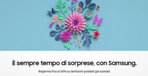 Scopri di più sull'articolo Samsung festeggia la Pasqua: online sconti fino al 50% su smartphone, TV ed elettrodomestici