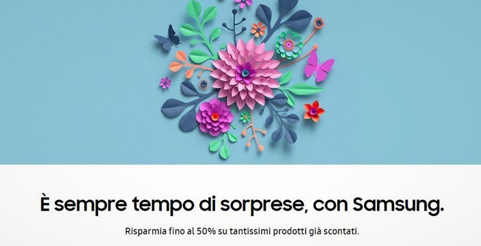 Al momento stai visualizzando Samsung festeggia la Pasqua: online sconti fino al 50% su smartphone, TV ed elettrodomestici