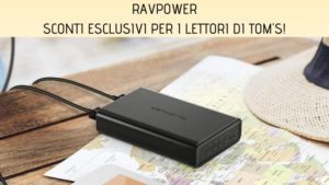 Scopri di più sull'articolo Powerbank e accessori RAVPower: fino al 41% di sconto con questi codici