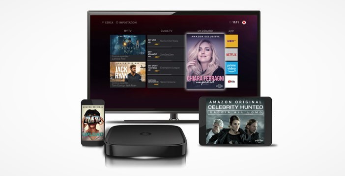 Al momento stai visualizzando Prime Video sbarca su Vodafone TV. Ai nuovi clienti 6 mesi gratis di abbonamento ad Amazon Prime