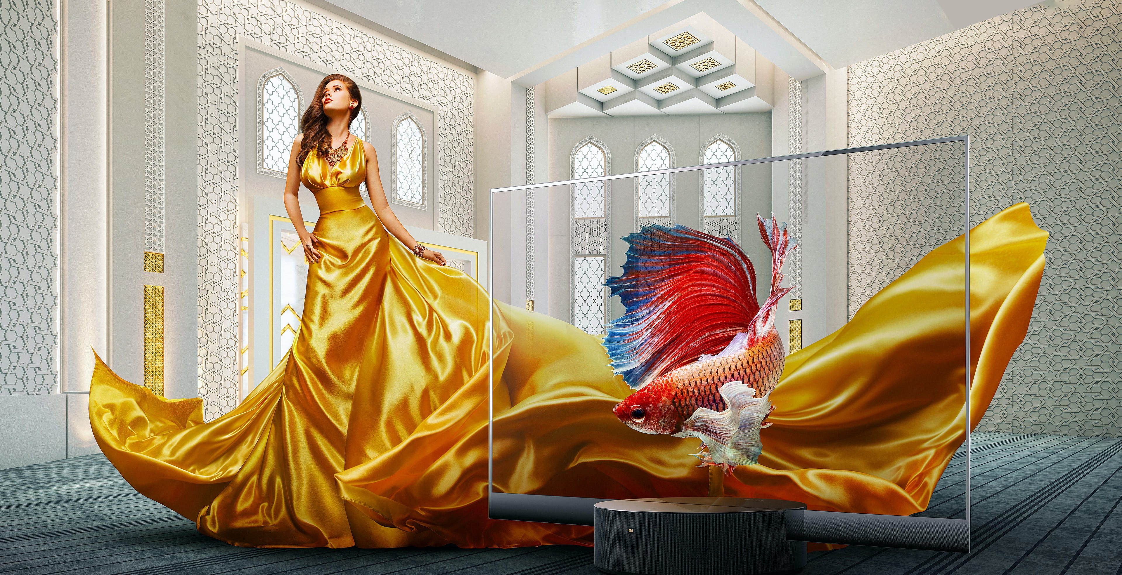 Al momento stai visualizzando Xiaomi, il televisore OLED trasparente da 7200$ è tanto bello quanto inutile