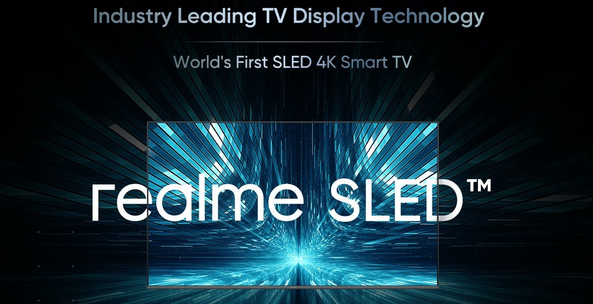 Realme annuncia il primo TV SLED al mondo, ma il LED RGB Triluminous, Sony lo lanciò nel lontano 2004