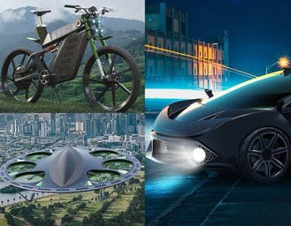 Scopri di più sull'articolo Le promesse di Daymak: eBike fotovoltaica, supercar elettrica e drone passeggeri