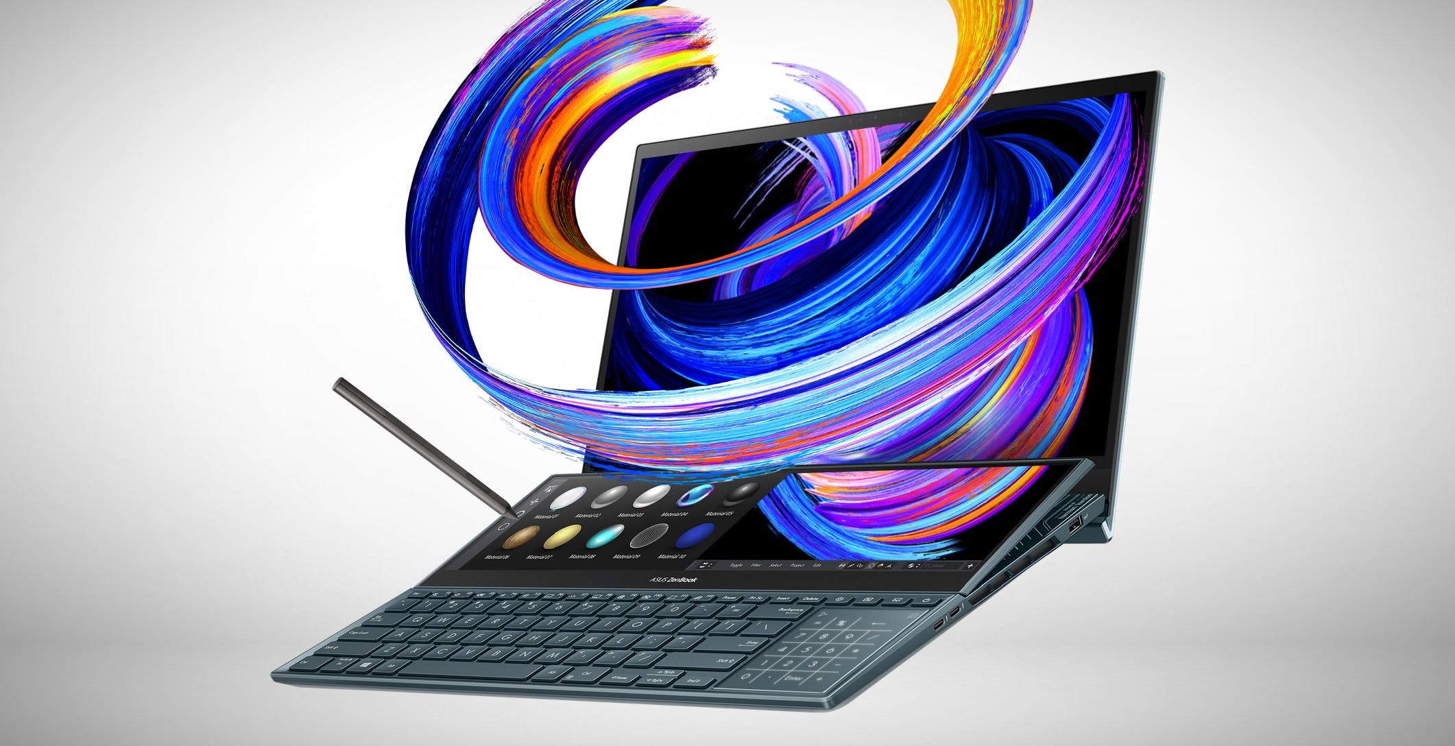 Al momento stai visualizzando Asus sfoggia i nuovi ZenBook Pro Duo 15 OLED e ZenBook Duo 14. Autonomia fino a 17 ore