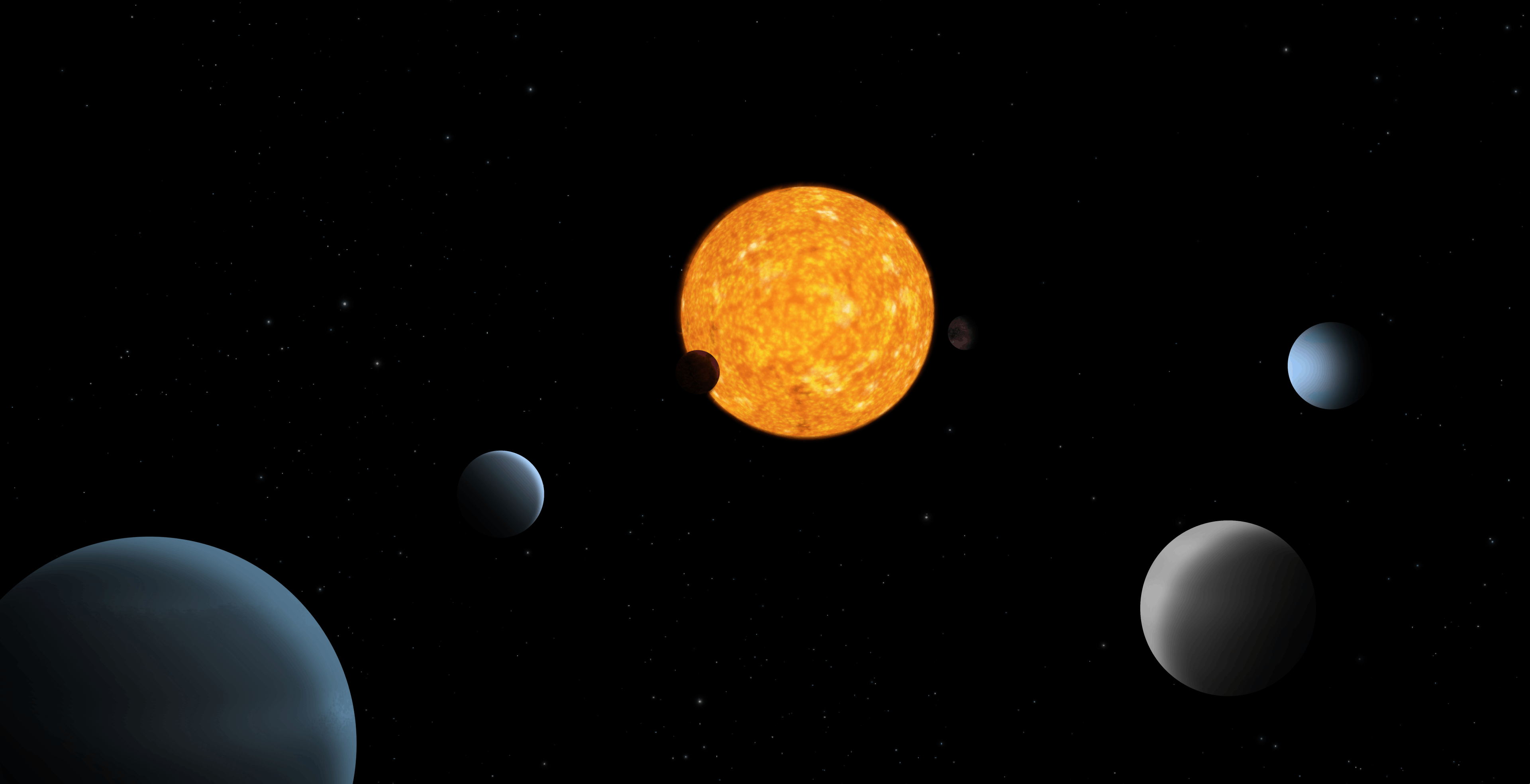 Scopri di più sull'articolo Scoperto un sistema planetario con un modello di orbite mai visto prima