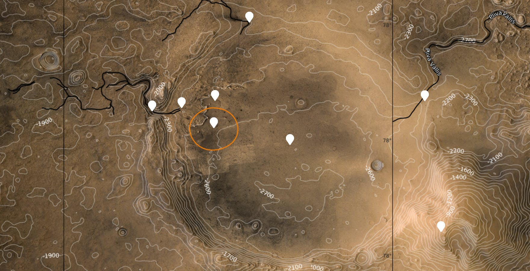 Ecco la mappa interattiva in 3D e in VR del sito di atterraggio di Perseverance