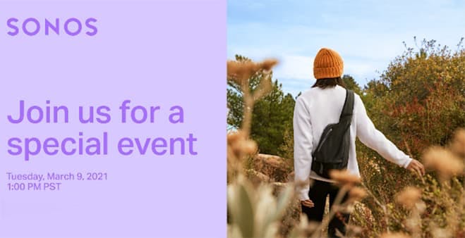 Sonos annuncerà nuovi prodotti il 9 marzo. In arrivo le cuffie?