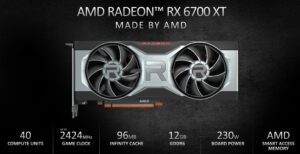 Scopri di più sull'articolo AMD annuncia la nuova Radeon RX 6700XT per il gaming a 1440p. Click day il 18 marzo