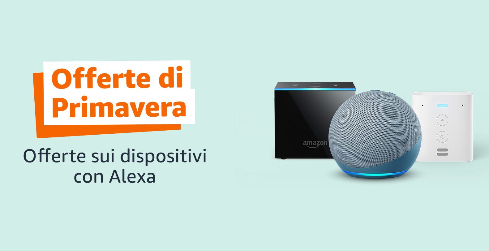 Amazon dà il via alle offerte di primavera: sconti fino al 50% su Echo Dot, Fire TV Stick e Kindle