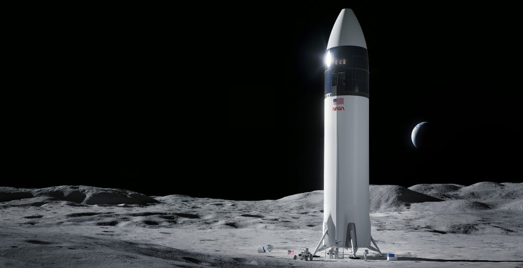Sarà Starship di SpaceX a riportare l'Uomo sulla superficie della Luna con la missione Artemis III