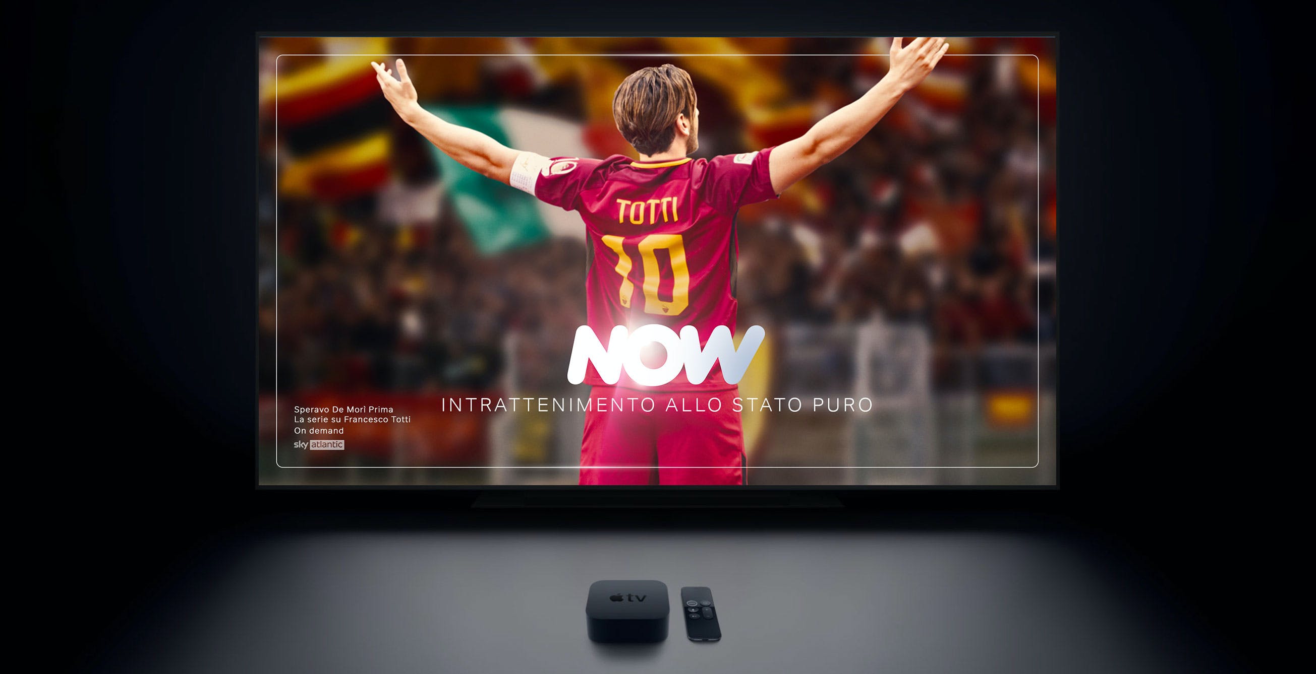 NOW arriva su Apple TV. Migliora anche la risoluzione: da oggi tutta NOW passa a 1080p