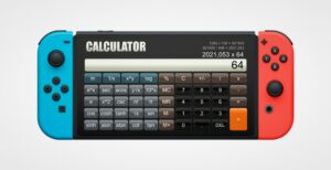 Scopri di più sull'articolo Su Nintendo Switch si può scaricare una calcolatrice scientifica e costa 9 euro