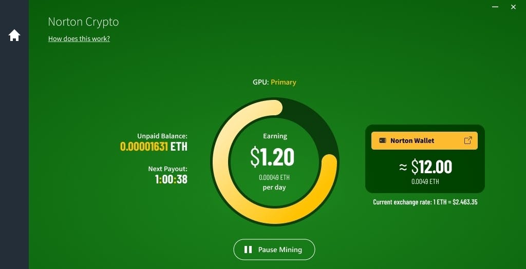 Scopri di più sull'articolo Norton 360 integrerà anche un programma per minare criptovalute