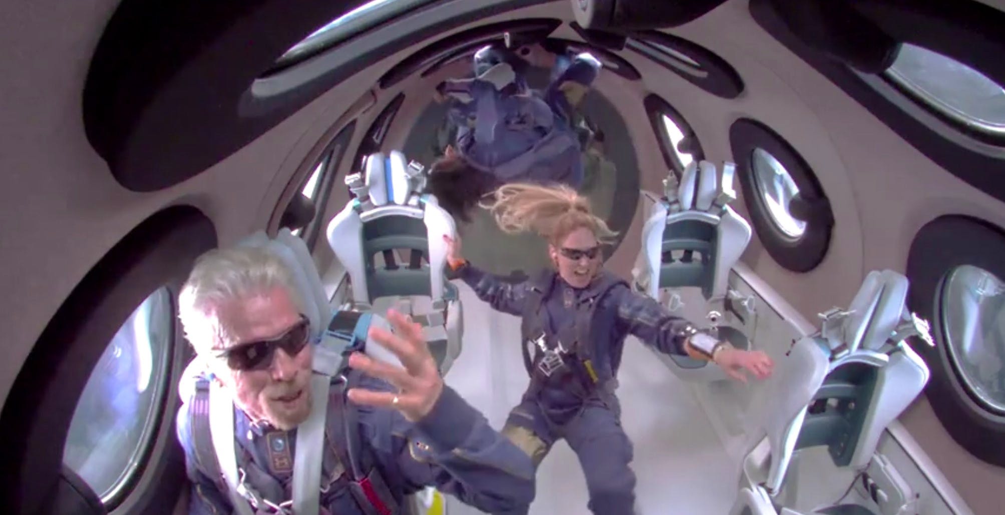 Sir Richard Branson è andato nello spazio con la sua Virgin Galactic