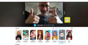 Scopri di più sull'articolo Il volto di un cartone animato su Zoom, Meet e Teams. Come funziona la lente Cartoon Style di Snap Camera