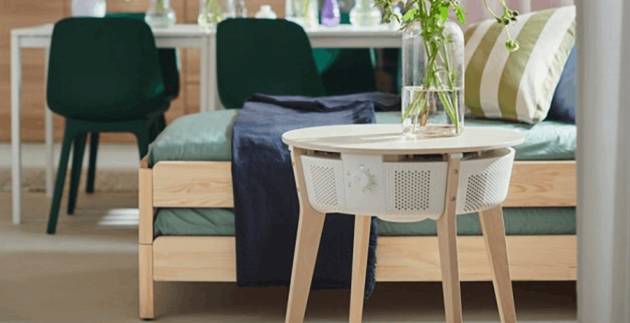 IKEA ha inventato il purificatore d’aria integrato nel tavolino