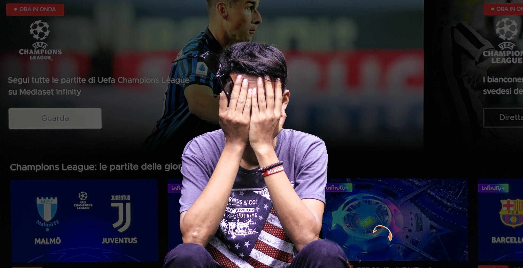 Al momento stai visualizzando Disastro Infinity+: la prima della Champions in streaming è un’ecatombe. Per Mediaset e per lo streaming