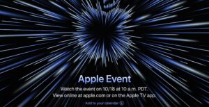 Scopri di più sull'articolo Apple: evento “stellare” il 18 Ottobre. Arrivano i nuovi MacBook Pro?