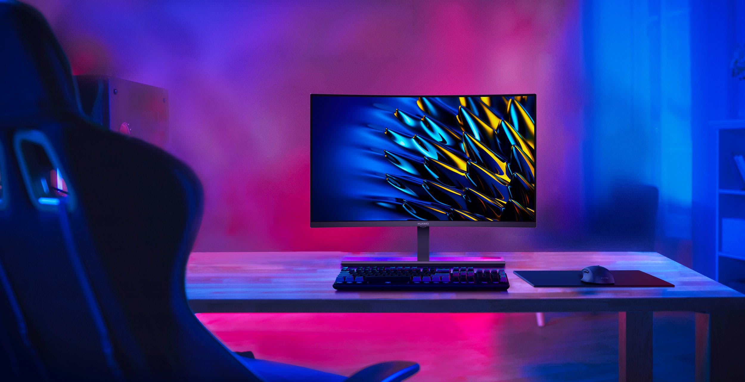 Il nuovo monitor da gaming Huawei è curvo, arriva a 165Hz e costa 399.90 euro