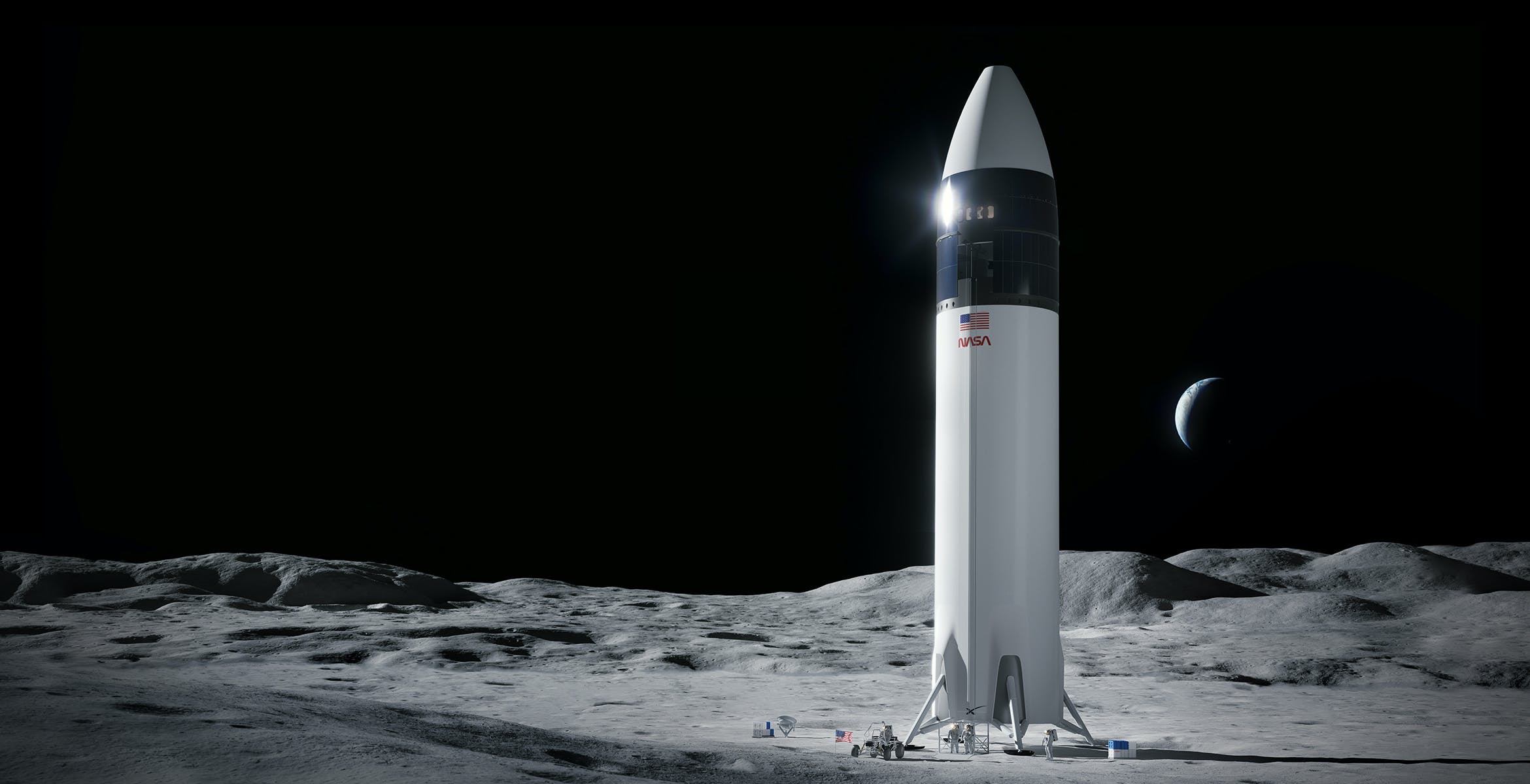 Al momento stai visualizzando Niente Luna per Blue Origin: il tribunale spiana la strada alla Starship di SpaceX